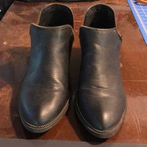 Forever21 Black leather ankle boots